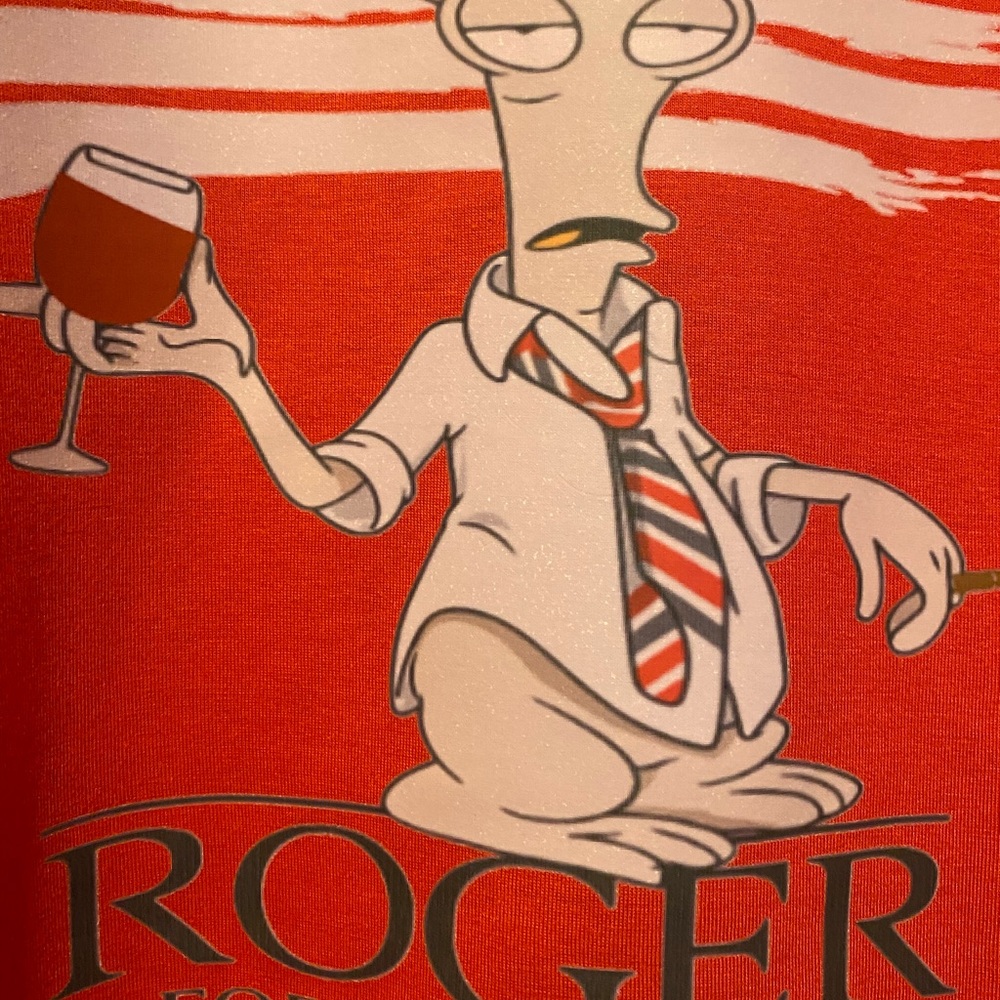 NWT!! ROGER FOR PRESIDENT-
(AMERICAN DAD ALIEN) - Picture 3 of 6